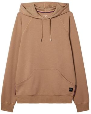 Paul Smith Artist Stripe Raglan-Sleeve Hoodie - Natural