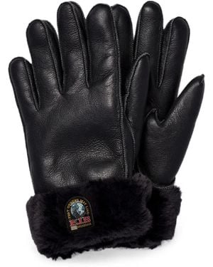 Parajumpers Gindal Leather Gloves - Black
