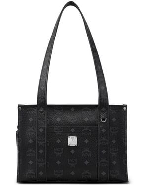 MCM Aren Visetos Tote Bag - Schwarz