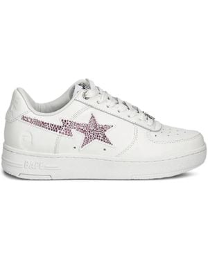 A Bathing Ape Bape Sta #50 Trainers - White