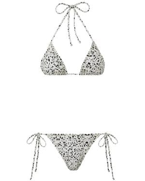 Reina Olga Bikini Concetta A Lunares - Blanco