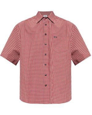 Vetements Check Short-Sleeve Shirt - Pink