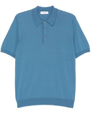 Gran Sasso Short-Sleeve Polo Shirt - Blue