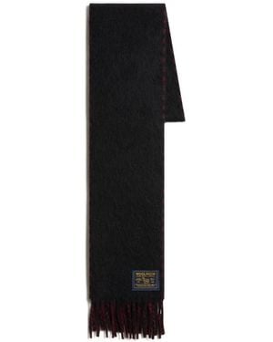 Woolrich Bufanda A Cuadros - Negro