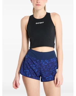 Saysky Tanktop Mit Logo-Stickerei - Blau