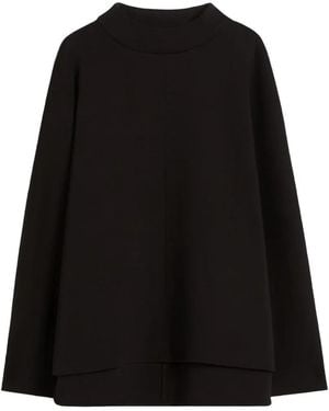 Max Mara High Neck Top - Black