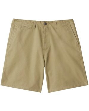 Burberry Cotton-Twill Bermuda Shorts - Natural