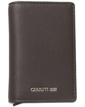 Cerruti 1881 Portemonnaie Mit Logo-Schild - Grau