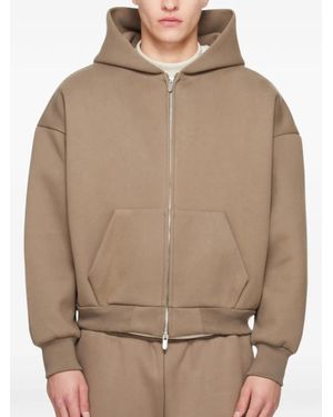 Seventh V2 Zip-Up Hoodie - Brown