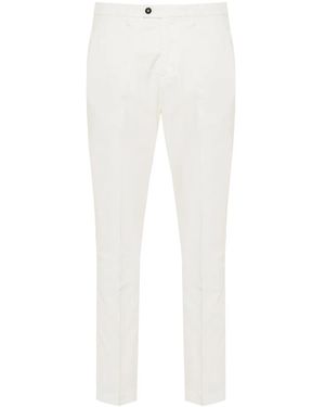 Corneliani Pantaloni Con Piega - Bianco