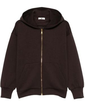Twinset Zip-Up Hoodie - Black