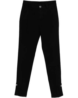 Liu Jo Button-Detailed Trousers - Black