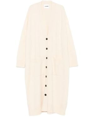Jil Sander ボタン コート - ナチュラル
