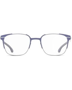 Ic! Berlin Alfie Brille Mit Eckigem Gestell - Blau