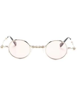 Kuboraum Round-Frame Sunglasses - Natural