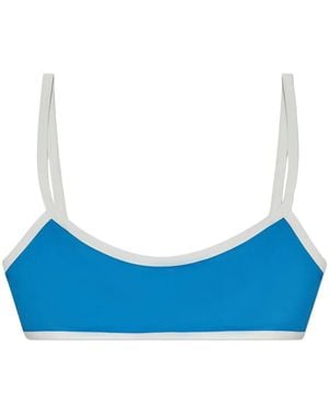 Marysia Swim Contrast-Trim Bikini - Blue