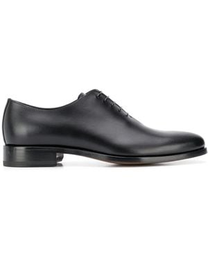 SCAROSSO Ignazio Leather Oxford Shoes - Grey