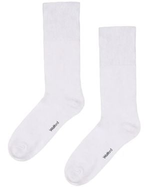 Wolford Knitted-Cuff Socks - White