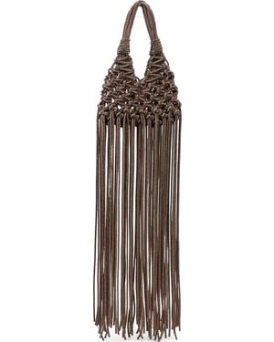 HIBOURAMA Mini Vannifique Tote Bag - Brown