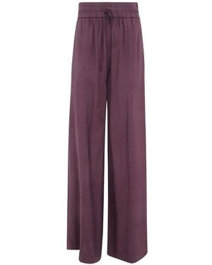 JOSEPH Pantalones Anchos Dee Con Cordones - Morado