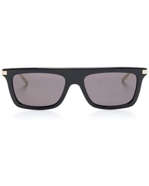 Gucci GG スクエアフレーム サングラス - グレー