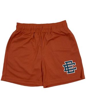 Eric Emanuel Logo-Print Track Shorts - Brown