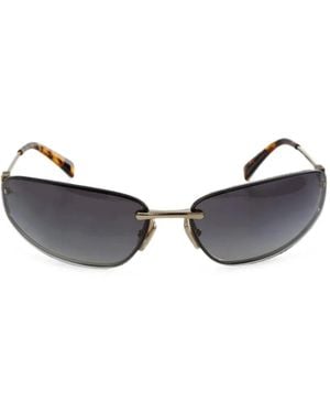 Miu Miu Nocturne Shield Sunglasses - Metallic