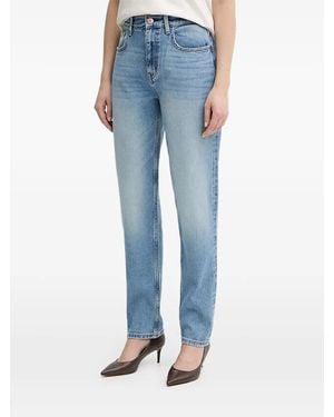 Guess Logo-Plaque Jeans - Black