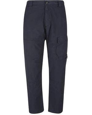 C.P. Company Pantalones con detalle de bolsillo - Azul