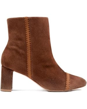 Cinq À Sept 70Mm Peyton Suede Boots - Brown