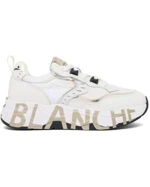 Voile Blanche Logo-Print Sneakers - White