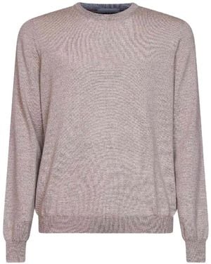 D4.0 Crew-Neck Virgin-Wool Sweater - Gray
