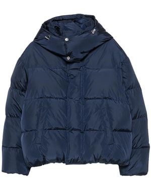 DSquared² Gesteppte Kapuzenjacke - Blau