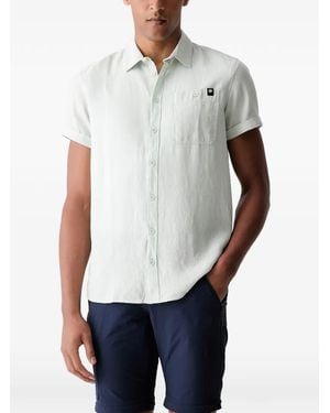 Mammut Alvra Short-Sleeved Chest-Pocket Shirt - White