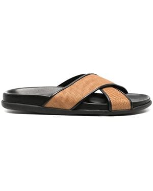 Ancient Greek Sandals Thais Leren Sandalen - Zwart
