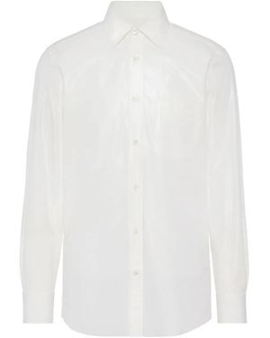Maison Margiela Camisa de manga larga - Blanco
