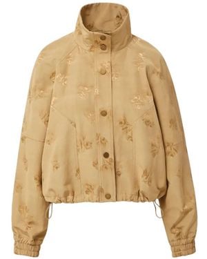 Veronica Beard Veste Ainsworth À Fleurs En Jacquard - Natural