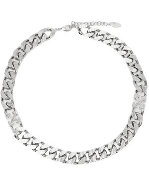 Off-White c/o Virgil Abloh Arrow Textured Chain Necklace - Metallic