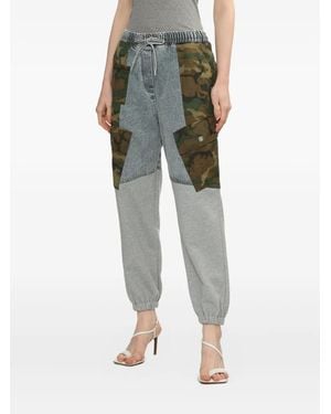 3.1 Phillip Lim Jeans mit Einsatz - Grün