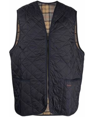 Barbour Quilted Waistcoat/Zip-In Liner - Blue