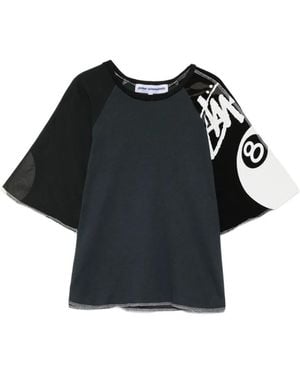 Stain Shade Camiseta Con Estampado Gráfico - Negro