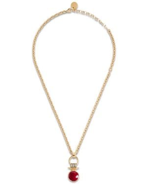 La DoubleJ Mini Shen Loop Necklace - White