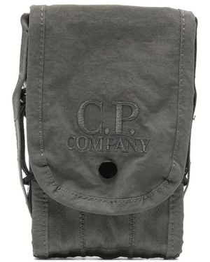 C.P. Company Plain Paper Touch Mini Bag - Grey