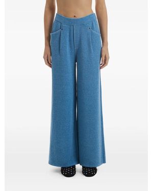CRUSH Collection Denim-Look Casual Trousers - Blue