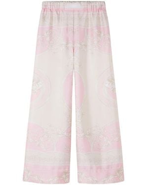 Versace La Coupe Des Dieux シルクパンツ - ピンク