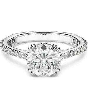 Swarovski Stilla Crystal-Embellished Solitaire Ring - White