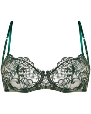 I.D Sarrieri Midnight Dream Balconette Bra - Green
