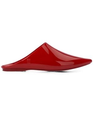Melissa She Ii Pointed-Toe Mules - Red