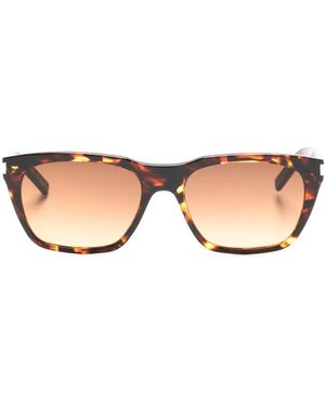 Saint Laurent Occhiali Da Sole Tartarugati - Neutro