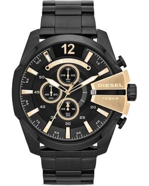DIESEL Mega Chief 48Mm Watch - Black